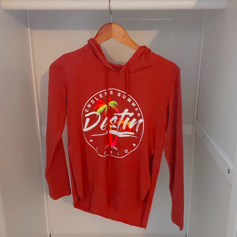 Red Dustin Hoodie womans medium